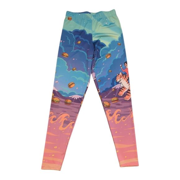 Bob's Burgers Lootwear Exclusive Pastel Leggings Sz L - Picture 1 of 4